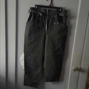 Banana Republic Dark Olive Cargo Pants